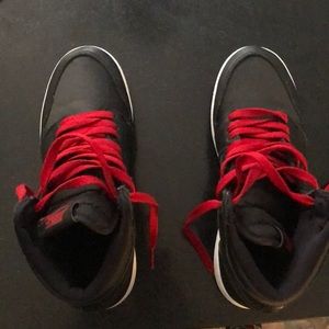 Nike Air Jordon black and red and black